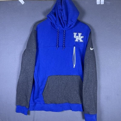 Sudadera con capucha polar azul/gris talla L University of Kentucky Wildcats Nike Foto 1 de 4