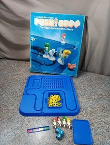 VINTAGE Push Over KOMPLETT Parker Brothers 1981 Huckepack Marathon Brettspiel - Bild 1 von 7