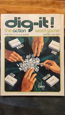Vintage "Dig-It!" The Action Word Game by Cadaco - 1973 Edition - Complete! - Image 1 of 4