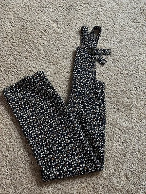 Mono de pana con estampado floral marrón Saint Geraldine para mujer talla pequeña Foto 1 de 4