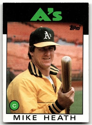Mike Heath - #148 - 1986 Topps - Topps - Image 1 of 2