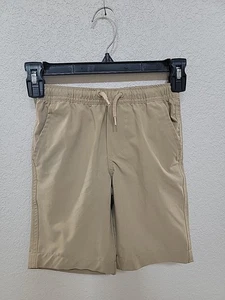 Nautica Boys 5 Regular Khaki Dress Shorts Elastic Tie - Picture 1 of 11