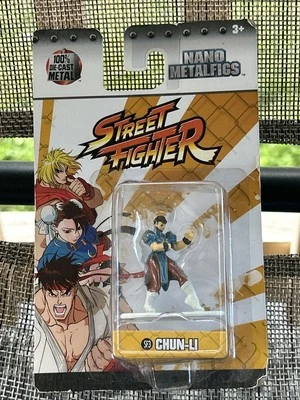Street Fighter Nano Metalfigs Chun-Li Die Cast Figura 2017 Jada Toys Nuevo Foto 1 de 3