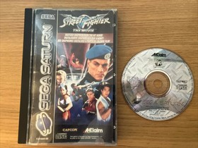 Sega Saturn Street Fighter The Movie PAL Boxed With Manual