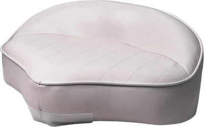 VANCUS Casting Boat Seats, Marine-Grade Vinyl Exterior, Universal White(1 seat)