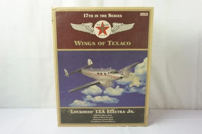 WINGS OF TEXACO LOCKHEED 12A ELECTRA JR. AIRPLANE 17th In Series NEW - Image 1 of 4