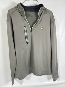 masters tech 1/4 zip pullover Gray Medoum M - Picture 1 of 8
