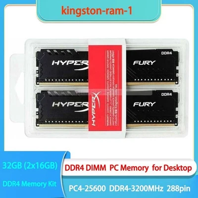 32GB (2x 16GB) DDR4-3200MHz  PC4-25600 HX432C16FB3K2/32 288-pin Desktop Speicher - Bild 1 von 4