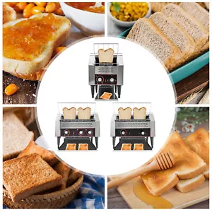 150/450 Slices/H Heavy Duty Commercial Conveyor Toaster Countertop Bread Toaster - Picture 1 of 48