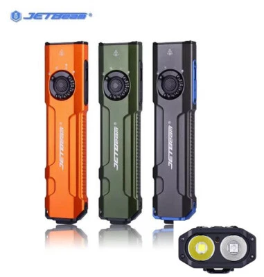 JETBEAM E26 Green Laser+UV 365nm+White 2000 Lumen USB C Rechargeable Flashlight - Image 1 of 4