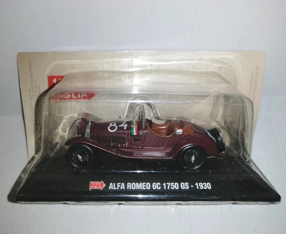 ALFA ROMEO 6C 1750 GS  1930 1000MIGLIA HACHETTE 1/43 - Immagine 1 di 1