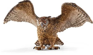 NEW SCHLEICH 14738 Eagle Owl - Zoo Wildlife Wild Life RETIRED - Picture 1 of 2