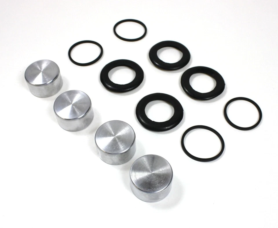 JUEGO 4 PISTONES Y SELLOS PINZA DELANTERA MORGAN PLUS 4 1959-66 & 4/4 1961-66 Foto 1 de 1