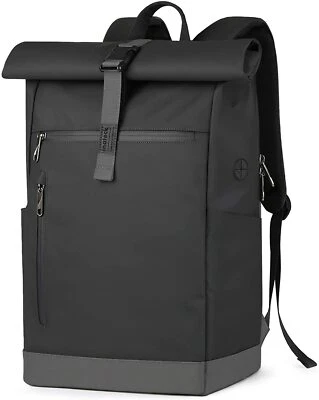 RollTop Rucksack Herren Damen 25L-30L Fahrradrucksack Schulrucksack Daypack - Bild 1 von 4