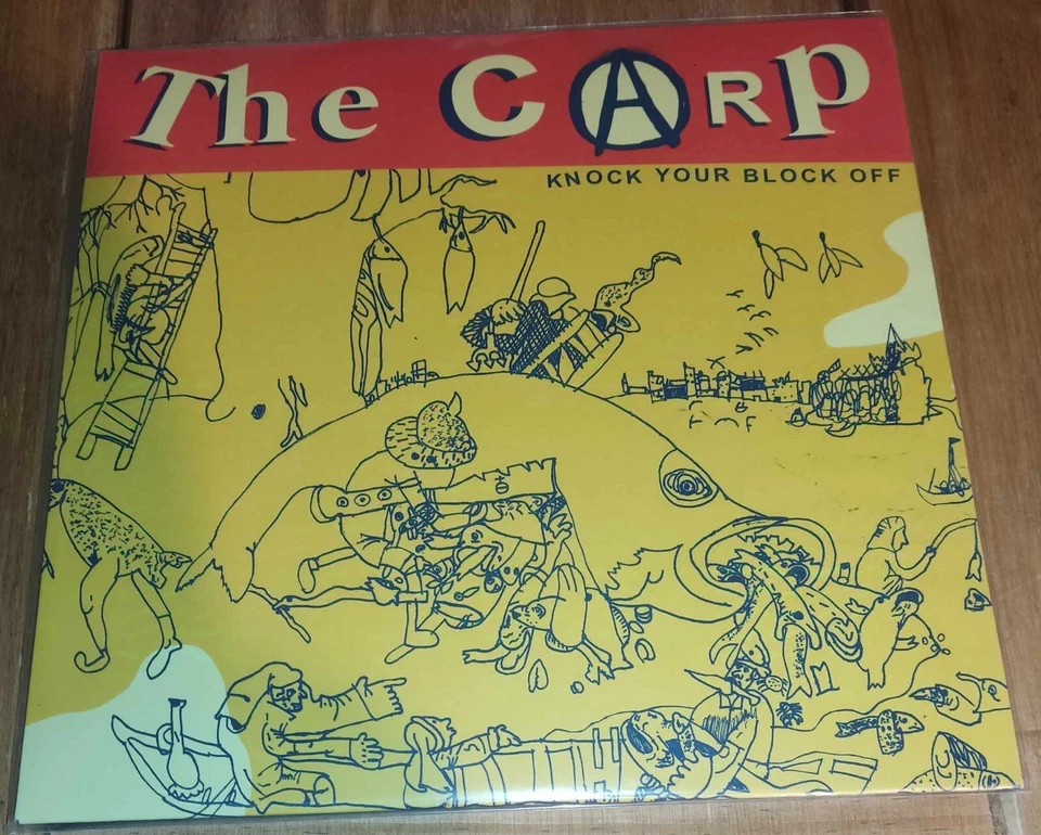 THE CARP KNOCK YOUR BLOCK OFF Black Flag Dead Kennedys Discharge Rancid - Image 1 of 1