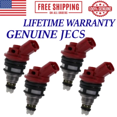 JUEGO DE 4 INYECTORES DE COMBUSTIBLE OEM JECS para Subaru 1992-1999, Forester, Impreza, Legacy Foto 1 de 3