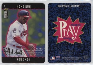 1996 Collector's Choice You Make the Play Gold Signature Albert Belle (Home Run)