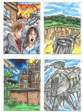 H G Wells - The War Of The Worlds - Sketch & Relic Card Selection NM Culf Stuff