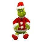 Hallmark Christmas Dr. Seuss Plush The Grinch  19" Not Working For Parts Repair