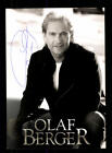 Olaf Berger Autogrammkarte Original Signiert + M 4780