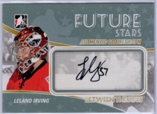2010-11 Between The Pipes Autographs #ALI Leland Irving *S2026