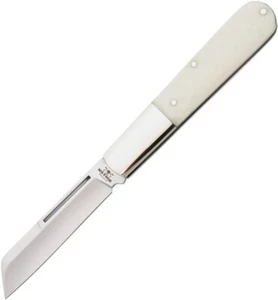 BCWSB180 Bear & Son WSB180 Large Sheepsfoot Barlow Carbon Blade Bone Handles USA - Bild 1 von 6