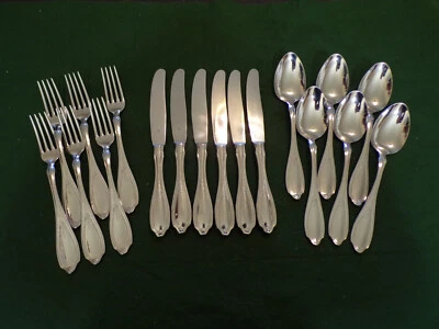 WMF Modell Englische Rose Menübesteck 6 Personen 18 Teile in Cromargan TOP ! - Bild 1 von 4