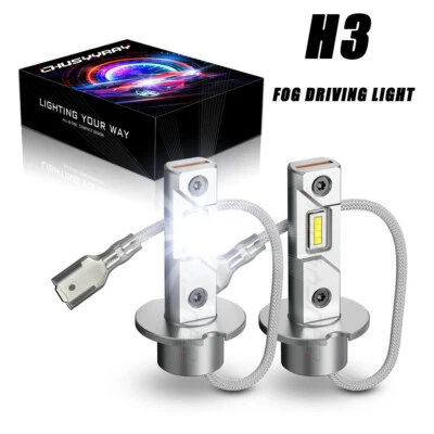 Headlight Kit H3 6500K White Fog Light Bulbs for MAZDA Protege5 2002-2003 - Image 1 of 4