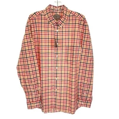 NUEVO CON ETIQUETAS Camisa Deportiva Para Hombres Talla Grande Bills Khakis Multicolor Clásica Botón Delantero Foto 1 de 3