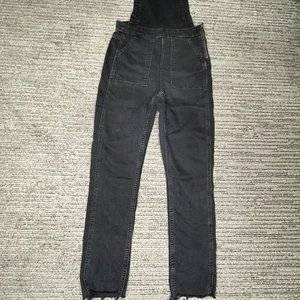 Madewell Size XS Girls Overall Jeans Shoulder Strap Black Denim - Picture 1 of 9