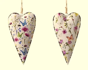 FLORISSIMA*Frühling*Hänge*Deko*Metall*Blumen/Insekten*Dekor*18cm*