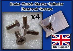 4 X Screw Master Cylinder Screws - Stainless Steel - Brake Clutch Screw - Picture 1 of 1