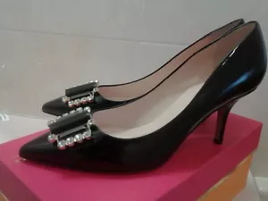kate spade new york 'jaylee' pump; black patent size 8 women R BRAND NEW IN BOX! - Picture 1 of 4