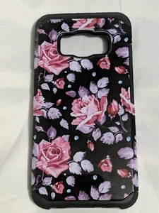 Funda para teléfono celular S8 Active diseño floral rosa y morado - Imagen 1 de 4