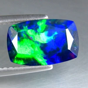 1.90 CT MIND BOLWING HUGE FIRE SPARKLING NATURAL WELO SOLID BLACK FIRE OPAL - Picture 1 of 3
