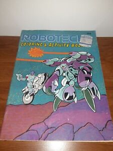 Livre de coloriage et d'activité ROBOTECH 1985 édition moderne