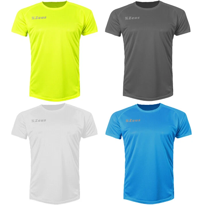 Zeus Fit Trainings Herren Sport Fitness Kurzarm Mesh T-Shirt Regular Fit neu