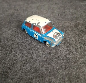 Vintage Corgi Toys Morris Mini Cooper Rally Car No 227 Diecast Made In UK RARE - Picture 1 of 16