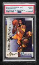 2003-04 Upper Deck MVP Monumental Moments Kobe Bryant #MM1 PSA 9 MINT HOF