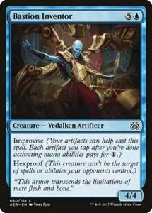 BASTION INVENTOR X 4 N/N- AETHER REVOLT MAGIC THE GATHERING - Imagen 1 de 1