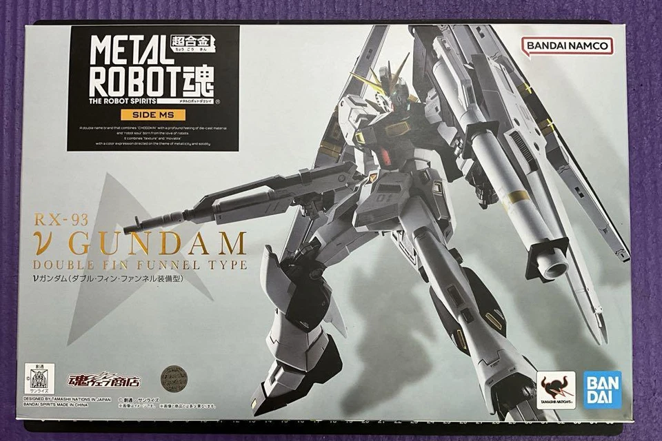 ROBOT DE METAL Spirits SIDE MS Nu Gundam Embudo de Doble Aleta Equipado Figura Bandai Foto 1 de 3