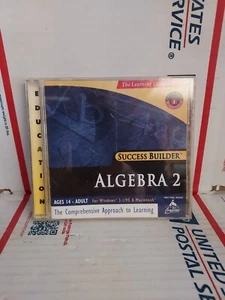 VINTAGE SUCCESS BUILDER ALGEBRA 2 THE LEARNING COMPANY CD-ROM PC 3.1 & MAC #62g - Picture 1 of 2