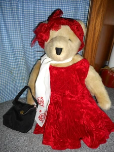 Alice Vanderbear"Paint the Town Red" BEAR - Picture 1 of 5