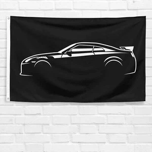 For Nissan GT-R NISMO 2020 Enthusiast 3x5 ft Flag Dad Birthday Gift Banner - Picture 1 of 1