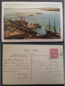 1905 Canada Postcard-The River ties 2c stamp cd Quebec?-Milawa - Picture 1 of 3