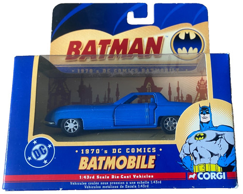 Vintage Corgi 1970's Rocket-Firing Batmobile 1:43 Scale