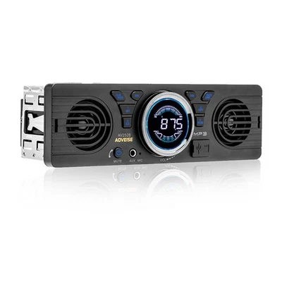 AV252 Transform Your Car's Sound System with this Single Din Stereo Radio - Image 1 of 4