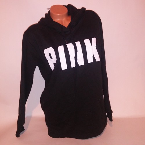 UNDERCOVER Maglione Victoria Secret ROSA piccolo nero bianco logo felpa manica lunga pullover