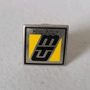 MTU Michigan Tech University Hat Lapel Pin Vintage #440 - Picture 1 of 4