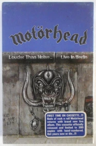 MOTORHEAD Louder Than Noise CASSETTE INDONESIA Still Sealed LIVE BERLIN - Picture 1 of 4
